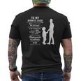 Father's Day Bonus Dad From Daughter Son Wife Mens Back Print T-shirt
