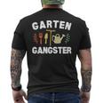 Garden Gangster Gardening Saying T-Shirt mit Rückendruck