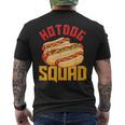 Hotdog Squad Hot Dog Joke Sausage Frankfurt Men's T-shirt Back Print