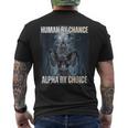 Human By Chance Alpha By Choice Men's T-shirt Back Print