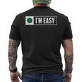 I'm Easy Snowboard Ski Mountain Sign Retro Vintage Men's T-shirt Back Print