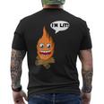 I'm Lit Campfire Bonfire Camping New Men's T-shirt Back Print