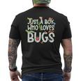 Insect Just A Boy Who Loves Bugs Boys Bug Men's T-shirt Back Print