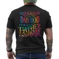 Its Not Dad Bod Father Figure Fathers Day Tie Dye Mens Men's T-shirt Back Print
