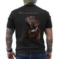 Labrador Retriever Dog T-Shirt mit Rückendruck