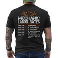 Mechanic Hourly Rate Gif Labor Rates Men's T-shirt Back Print