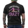 Pilates Saying Pilates Trainer Contrology Instructor Men's T-shirt Back Print