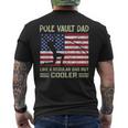 Pole Vault Dad Father's Day Fans Pole Sport Vintage Men's T-shirt Back Print