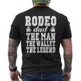 Rodeo Dad Man Wallet Legend Rodeo Dad Men's T-shirt Back Print