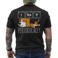 Science I Nap Periodic Table Meme Meh Beagle Dog Men's T-shirt Back Print