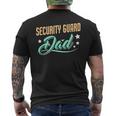 Security Guard Dad Security Guard Father Men's T-shirt Back Print