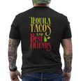 Taco Retro Taco Tequila Tacos And Best Friend Mens Back Print T-shirt