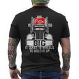 Trucker For Men My Peter Is So Big Truck DriverMen's T-shirt Back Print