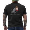 Vintage Opossum Cowboy Hat Western Possum Lover Men's T-shirt Back Print