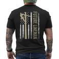 Future Lineman American Flag Electric Cable 4Th Of July Men's T-shirt Back Print