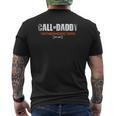Gamer Dad Call Of Daddy Fatherhood Ops Father's Day Mens Back Print T-shirt