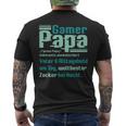 Gamer Papa Definition Gaming Pc Konsoleater Lustig Spruch T-Shirt mit Rückendruck