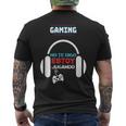 Gamer Regalo Para Gamers Deideojuegos Gaming Camiseta Hombre Estampado Espalda