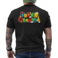 Gamer Super Grandpa Family Matching Game Super Grandpa Men's T-shirt Back Print