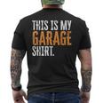 This Is My Garage For Dad Fathers Day Daddy Son Matching Men's T-shirt Back Print