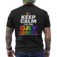 The Gay Grandpa Gay Lgbt Mens Back Print T-shirt