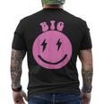 Gbig Big Little Sorority Reveal Smily Face Cute Big Men's T-shirt Back Print