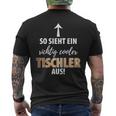 For Carpenters Carpenters And Wooden Craft T-Shirt mit Rückendruck