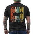 Goat Whisperer Farmer Farmer Goat T-Shirt mit Rückendruck