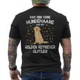 Golden Retriever Glitter Dog Holder Mix Dog T-Shirt mit Rückendruck