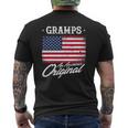 Gramps An American Original Patriotic 4Th Of July Mens Back Print T-shirt