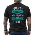 Grand-Père Super Papi Fête Des Grands-Pères Papy T-shirt imprimé au dos