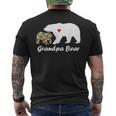 Grandpa Bear Autism Awareness Pop Pop Love Support Kids Mens Back Print T-shirt