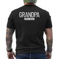 Grandpa Est 2022 New Grandparent 2022 Grandpa Mens Back Print T-shirt