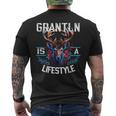 Grantln Is A Lifestyle Grantler Trachten Kostüm Oktoberfest T-Shirt mit Rückendruck