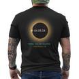 Greenfield In Total Solar Eclipse 040824 Indiana Souvenir Men's T-shirt Back Print