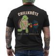 Grillen Chillen Bierchen Killen S T-Shirt mit Rückendruck