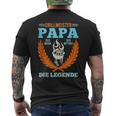 Grillmeister Papa Mann Mythos Legendeaterintage Mann T-Shirt mit Rückendruck