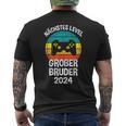Großer Bruder 2024 Gamer T-Shirt mit Rückendruck