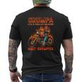 Grumpa Like A Regular Grandpa Only Grumpier For Cool Grandpa Biker Mens Back Print T-shirt