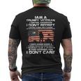 I Am A Grumpy Veteran I Served I Sacrificed Veteran Day Men's T-shirt Back Print