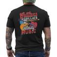 Guitars Cadillacs Hillbilly Music Guitarist Music Album Men's T-shirt Back Print