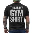 This Is My Gym Workout Men's T-shirt Back Print