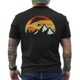 Hang Glider Sunset Hang Gliding Men's T-shirt Back Print