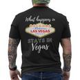 What Happens In Vegas Sin City Las Vegas T-Shirt mit Rückendruck