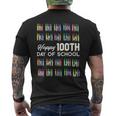 Happy 100Th Day Of School Student 100 Days Of School Men's T-shirt Back Print