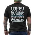 Happy 60Th Anniversary Cruise Wedding 60 Years Old Couples Men's T-shirt Back Print