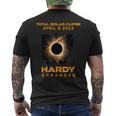Hardy Arkansas 2024 Total Solar Eclipse Men's T-shirt Back Print