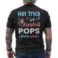 Hat Trick Or Lipstick Pops Loves You Gender Reveal Men's T-shirt Back Print