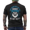 I Hate Being Sexy But I'm A Chubby Bearded Man Fathers Day Men's T-shirt Back Print