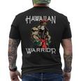 Hawaii Warrior Native Hawaiian War HelmetMen's T-shirt Back Print